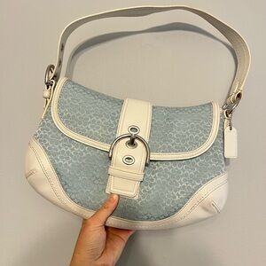 Coach SoHo baby blue bag
